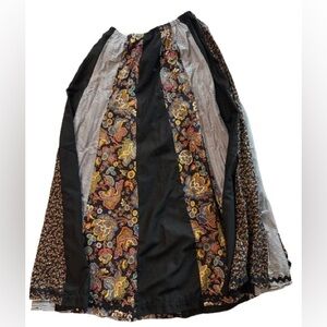 Handmade Floral Patchwork Maxi Skirt